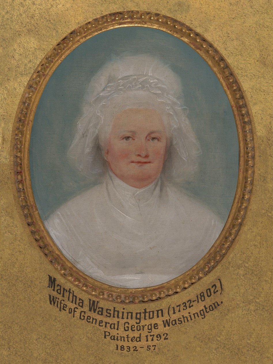 Martha Washington (née Martha Dandridge, formerly Martha Parke Custis, 1731–1802) by John Trumbull