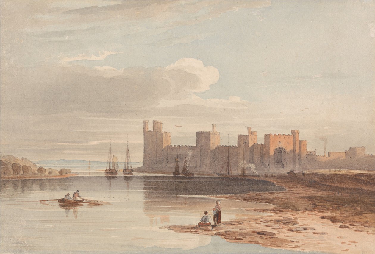 Carnarvon Castle by John Varley