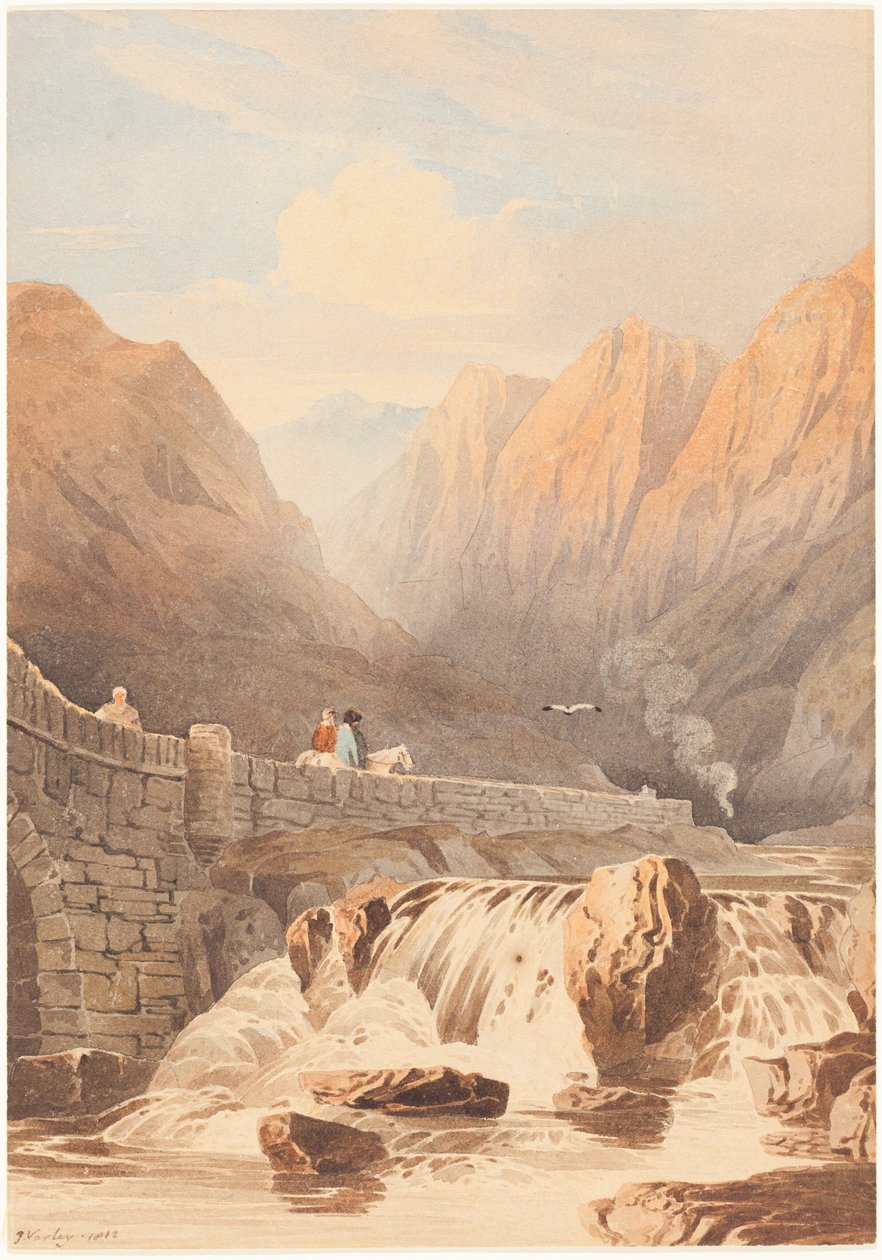 Pont Aberglaslyn by John Varley