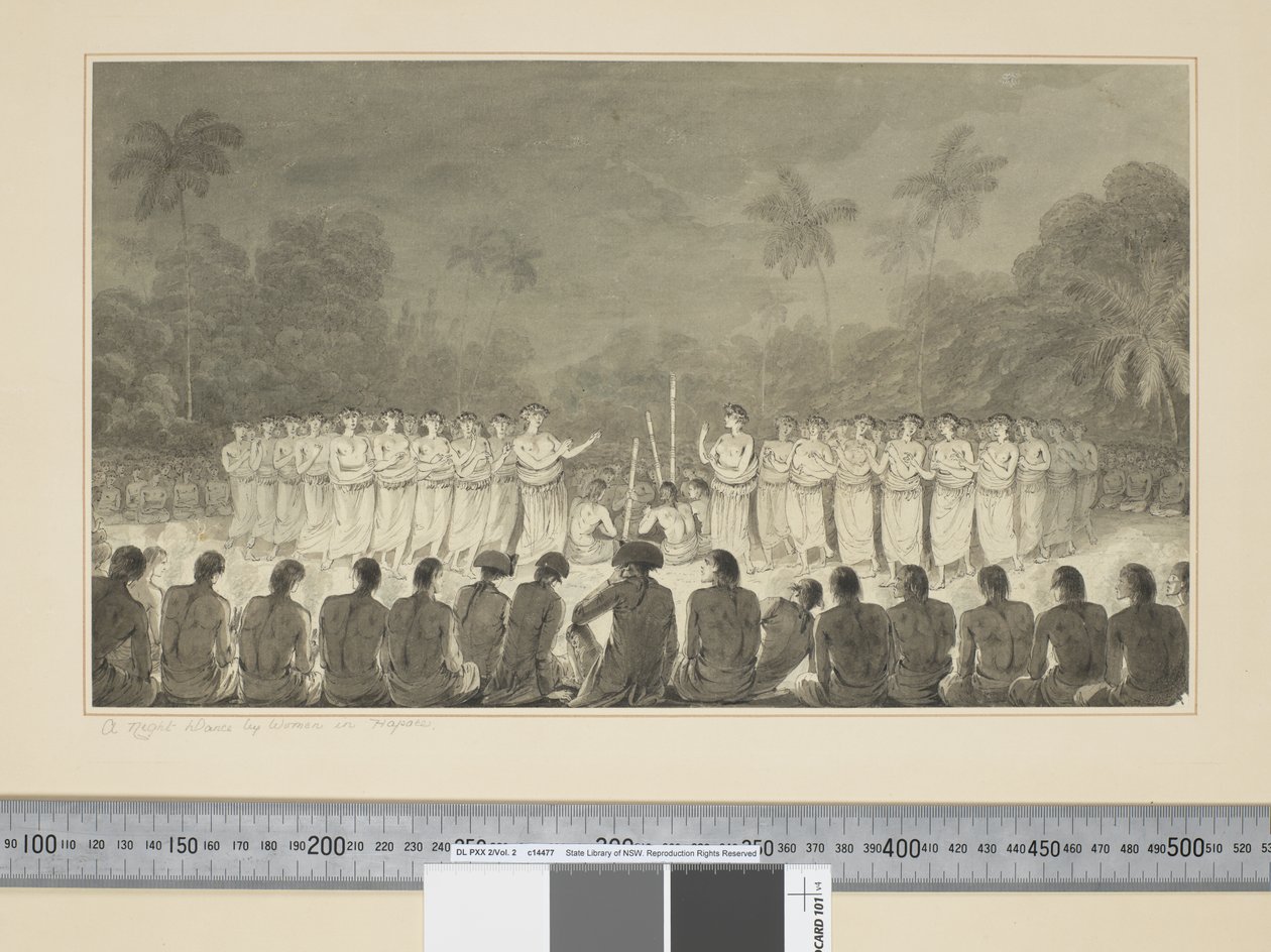 A Night Dance by Women in Hapaee by John Webber