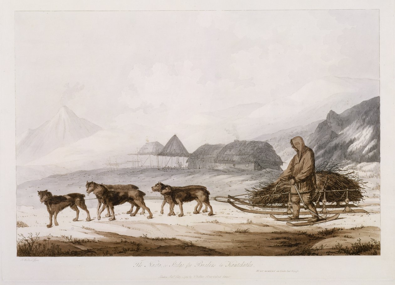 The Narta, or Sledge for Burdens in Kamtschatka, from 