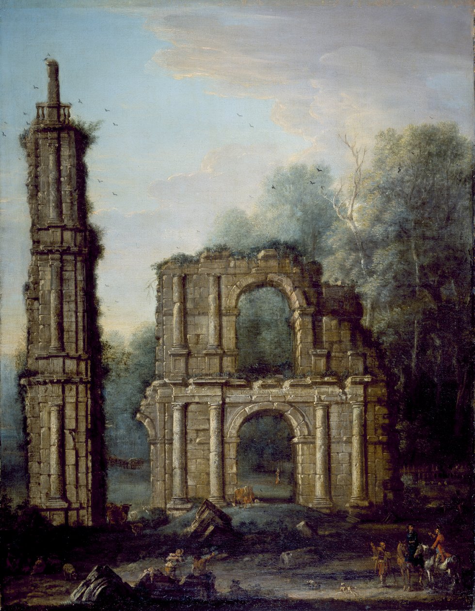 The ruins of Holdenby Castle, Northamptonshire, c.1735-45 by John Wootton