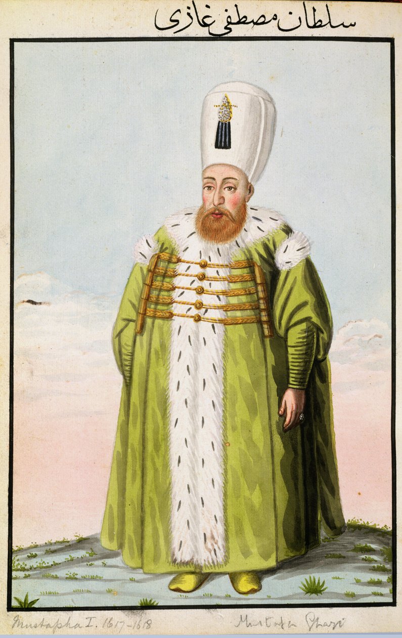 Mustapha I, Sultan 1617-18 by John Young