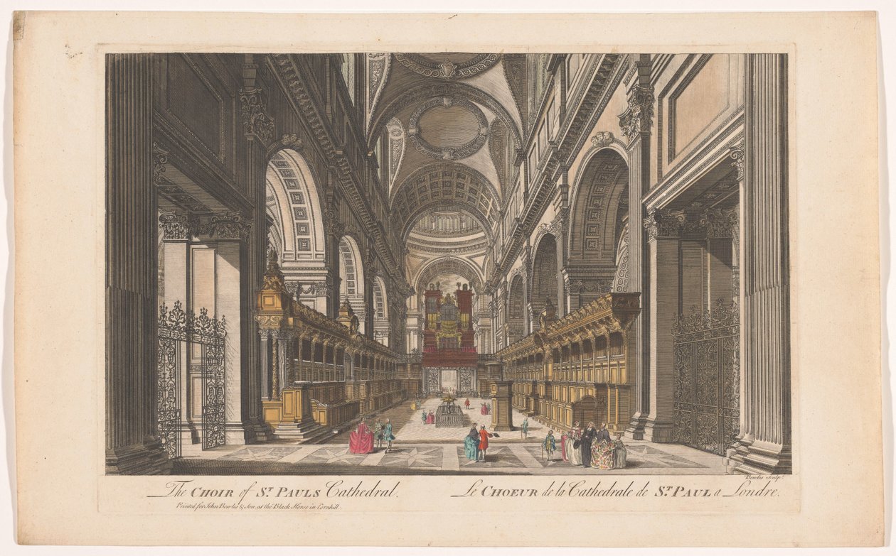 View of the choir of Saint Paul