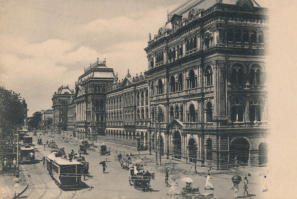 View of Writers Buildings, Calcutta, c1910 by Johnston and Hoffmann