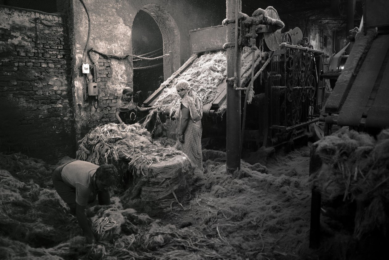 Jute Factory, Kolkata, India, 2017 by Jon Nicholson