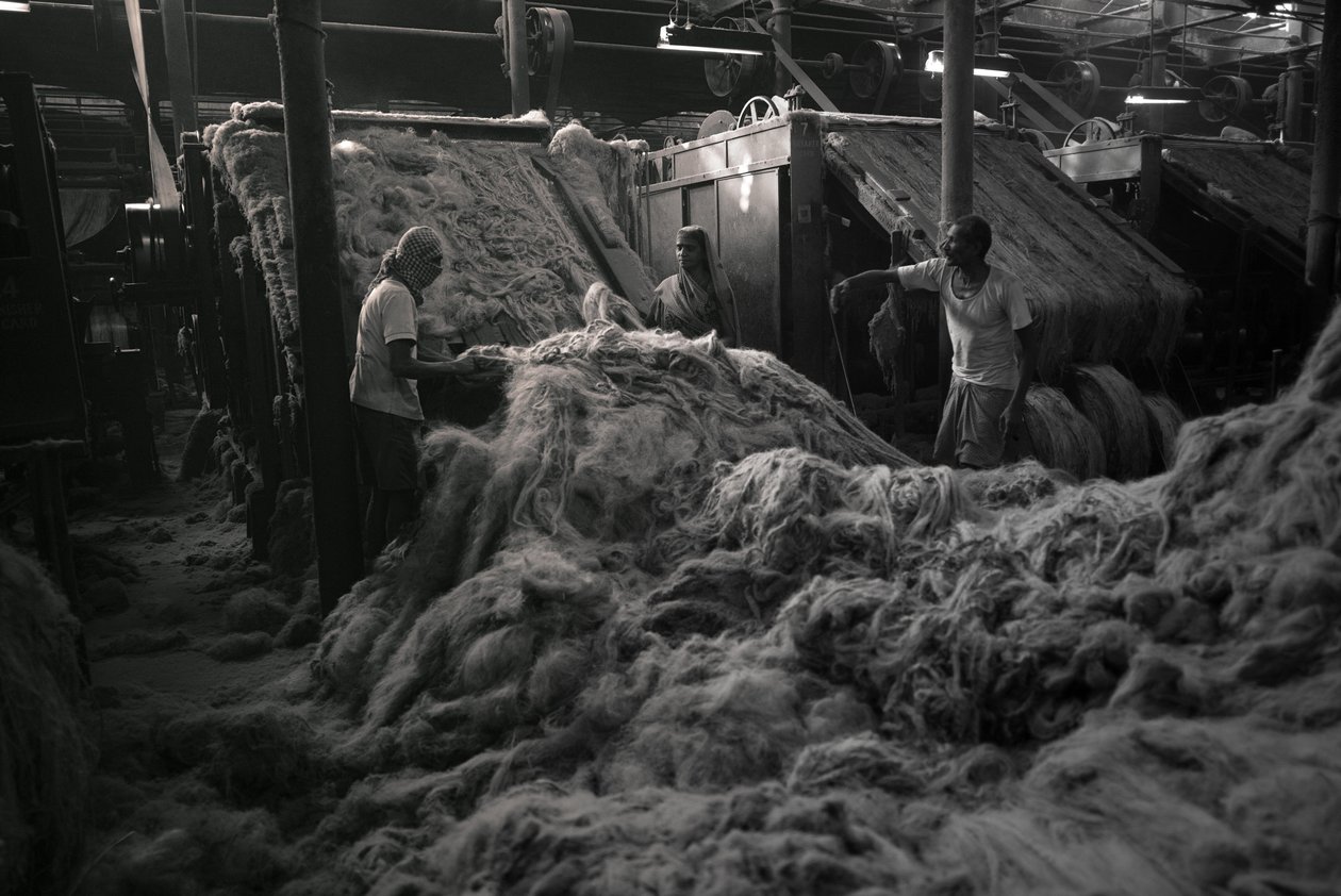 Jute Factory, Kolkata, India, 2017 by Jon Nicholson