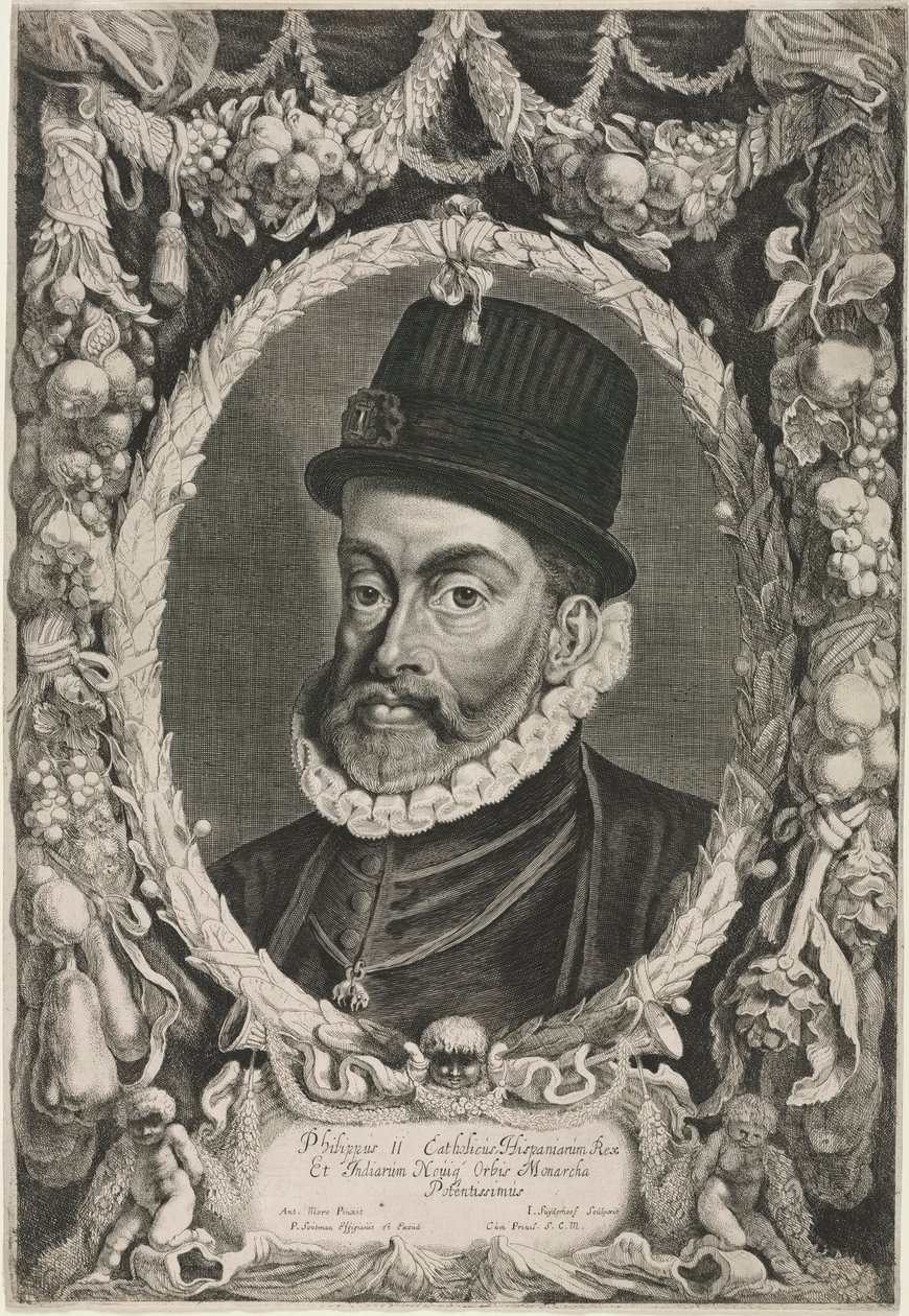 Portrait of Philip II, King of Spain, 1644 by Jonas Suyderhoef