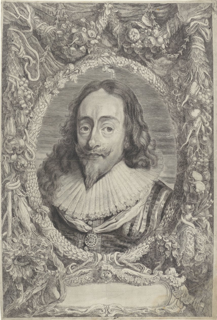 Portrait of Charles I, King of England by Jonas Suyderhoef