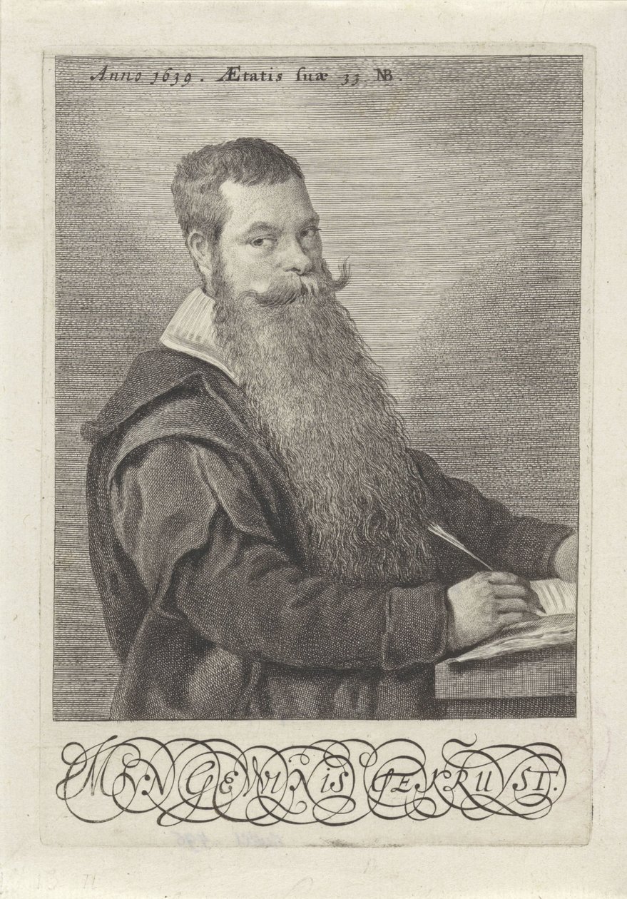 Portrait of Nicolaes Bodding van Laer by Jonas Suyderhoef