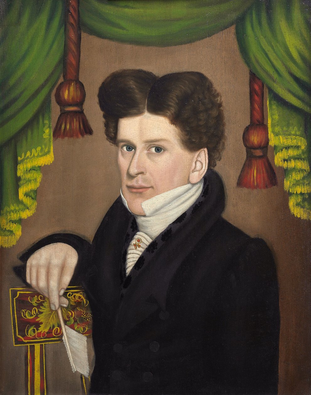 Man with a Pen, c.1827-30 by Jonas Welch Holman