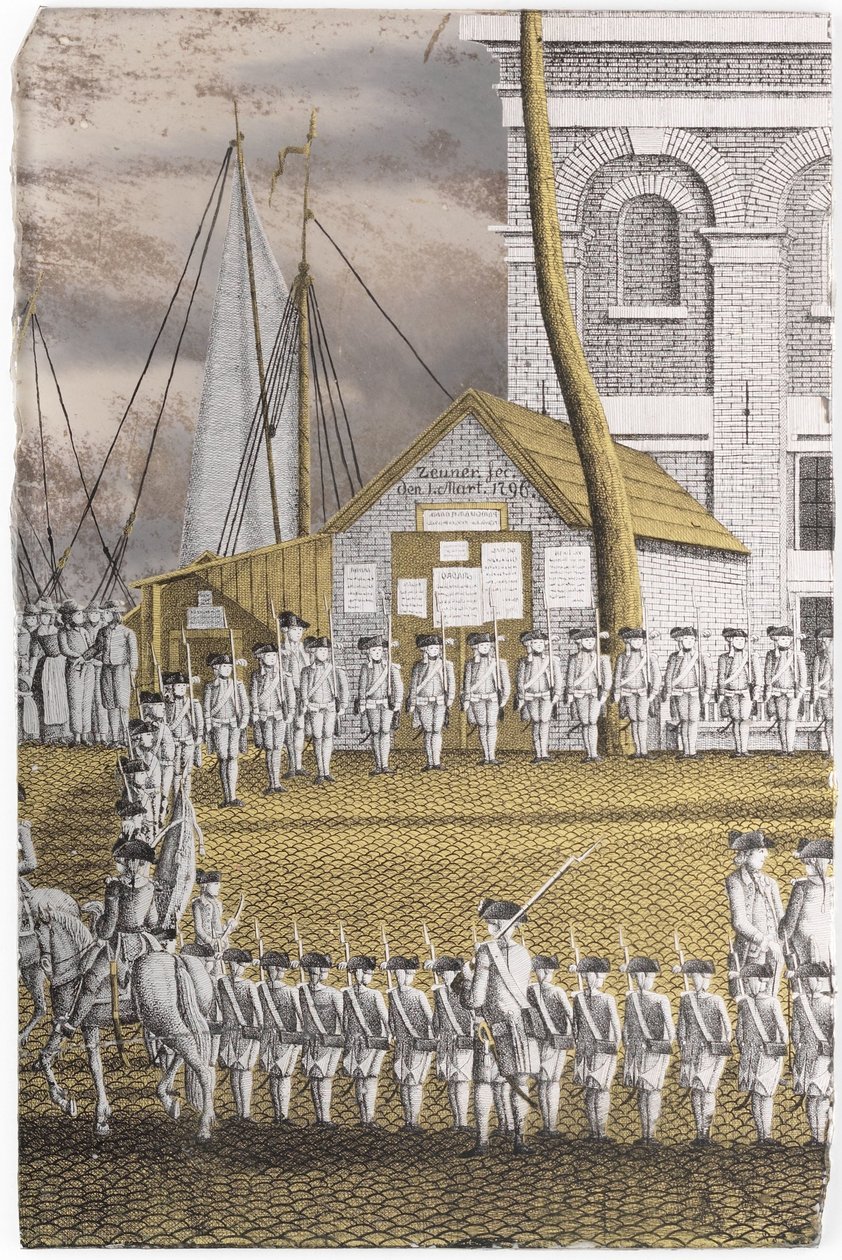 Cadets Formed into Line in front of the 