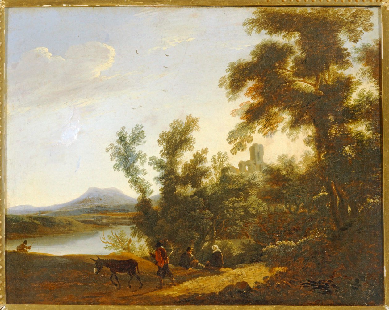 Landscape with Trees and Ruins by Joos or Josse de The Younger Momper