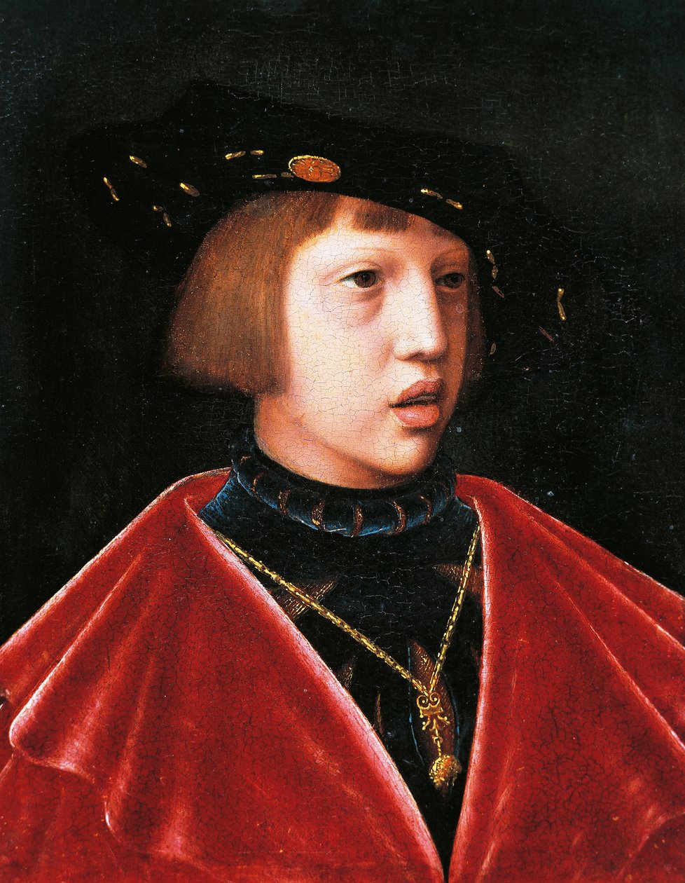 Portrait of Charles V as Child by Joos van (attr. to) Cleve
