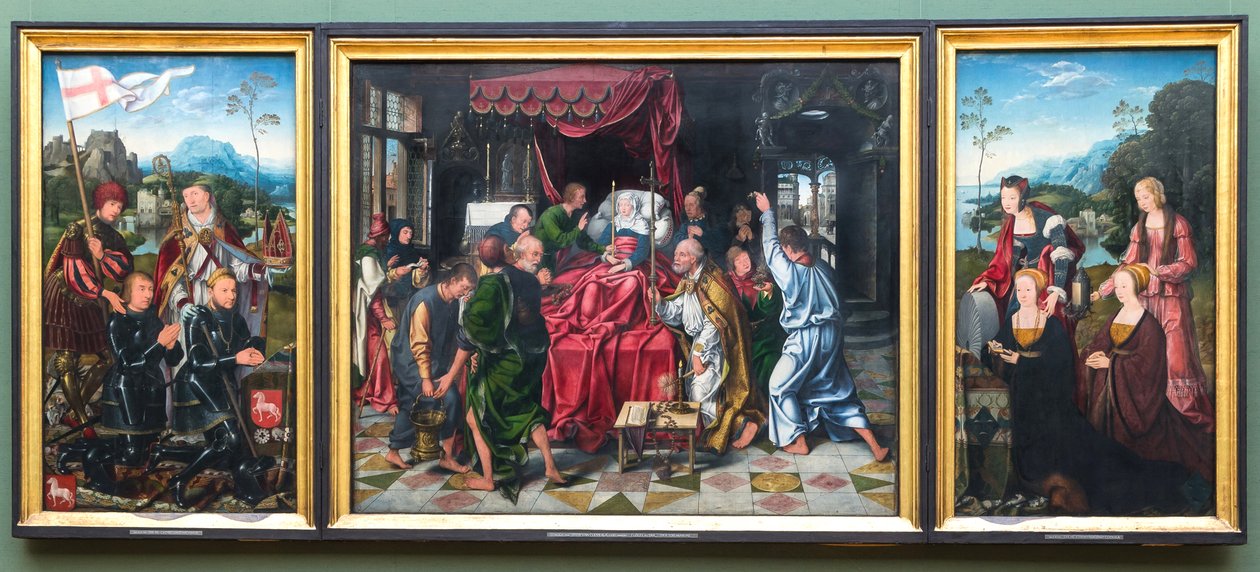 Death of Mary Altarpiece by Joos van Cleve