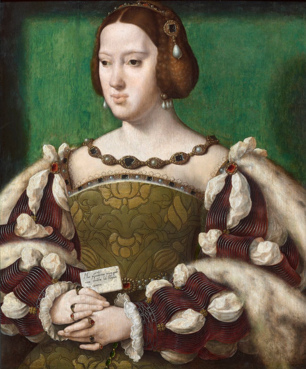 Eleanora of Austria, Queen of France (1498-1558) by Joos van Cleve