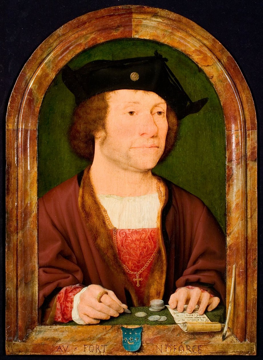 Portrait of a Man, Called Anthonis van Hilten by Joos van Cleve