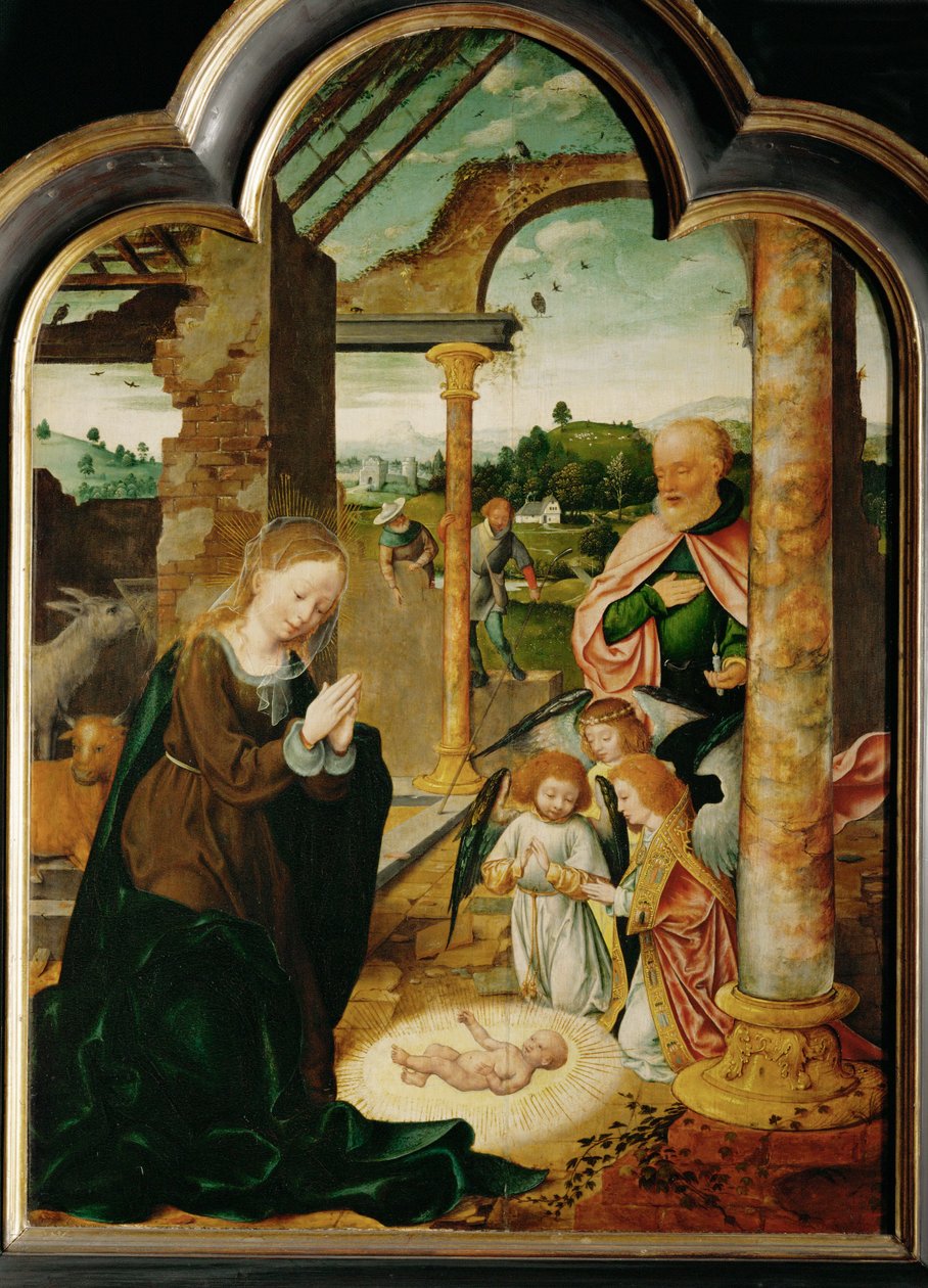 The Birth of Christ by Joos van Cleve