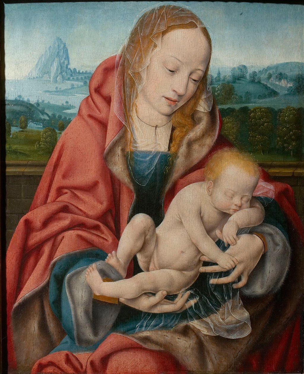 The Virgin with the Sleeping Child by Joos van Cleve