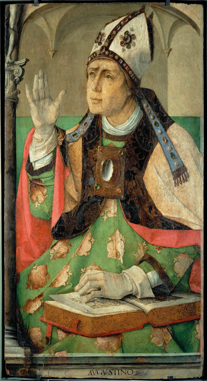 Augustine, Saint, Father of the Church by Joos van Gent (fl.1460-75)