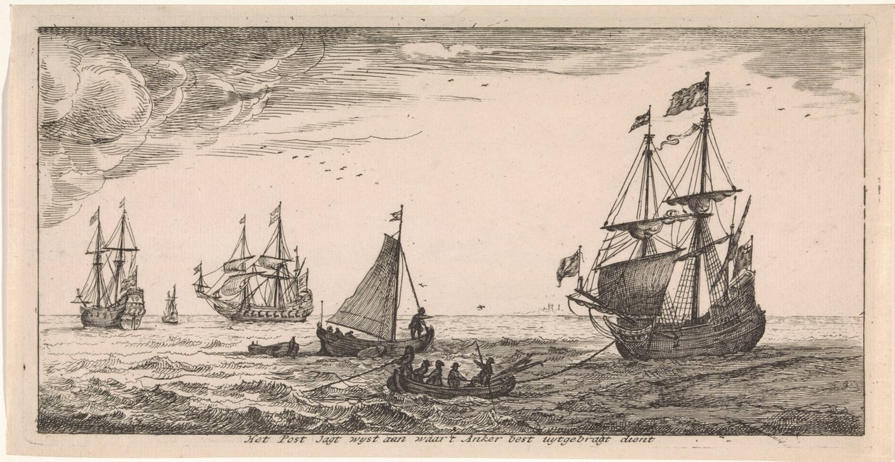 Ships at Sea by Joost van Geel