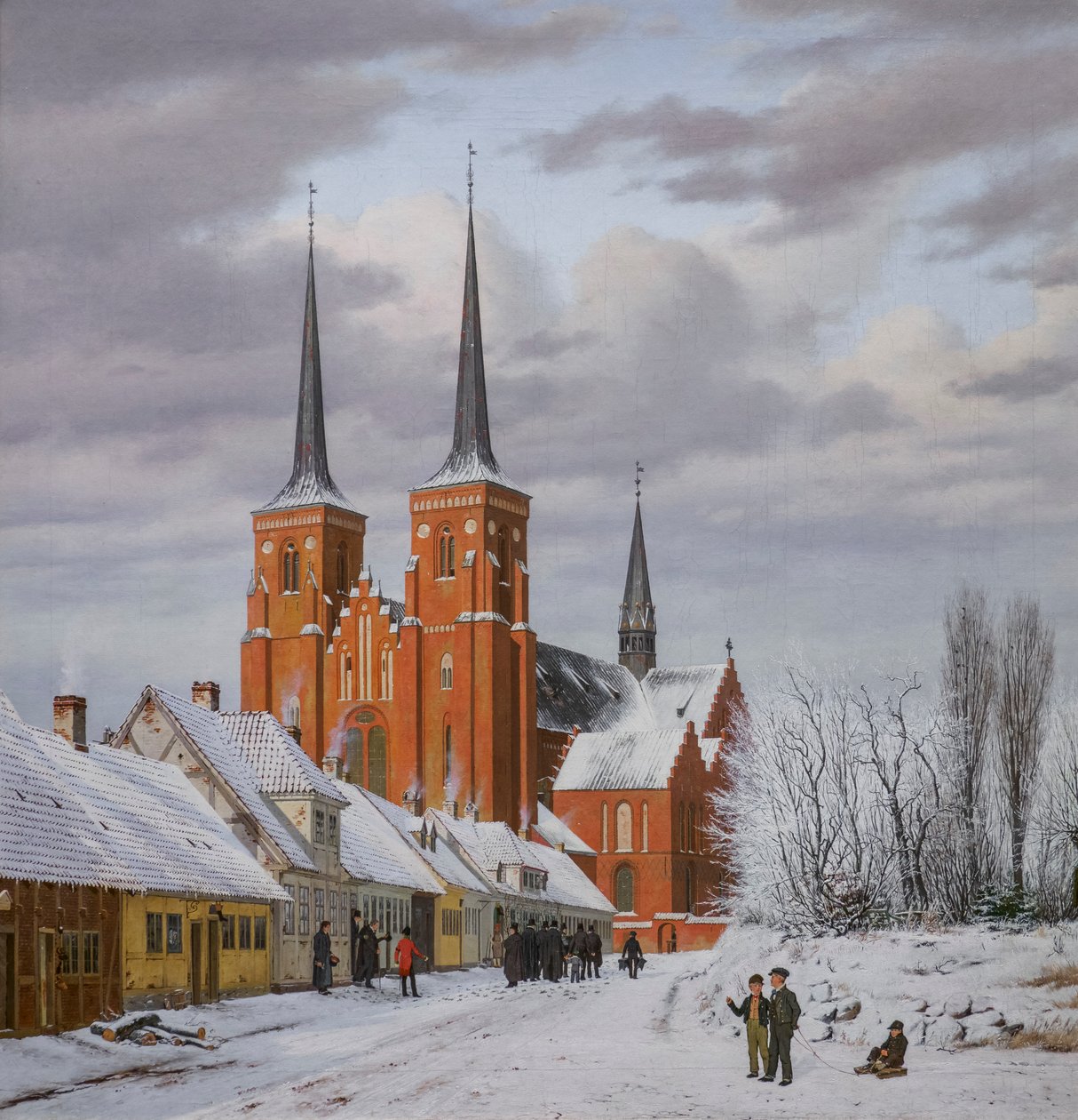 Street in Roskilde by Jorgen Roed