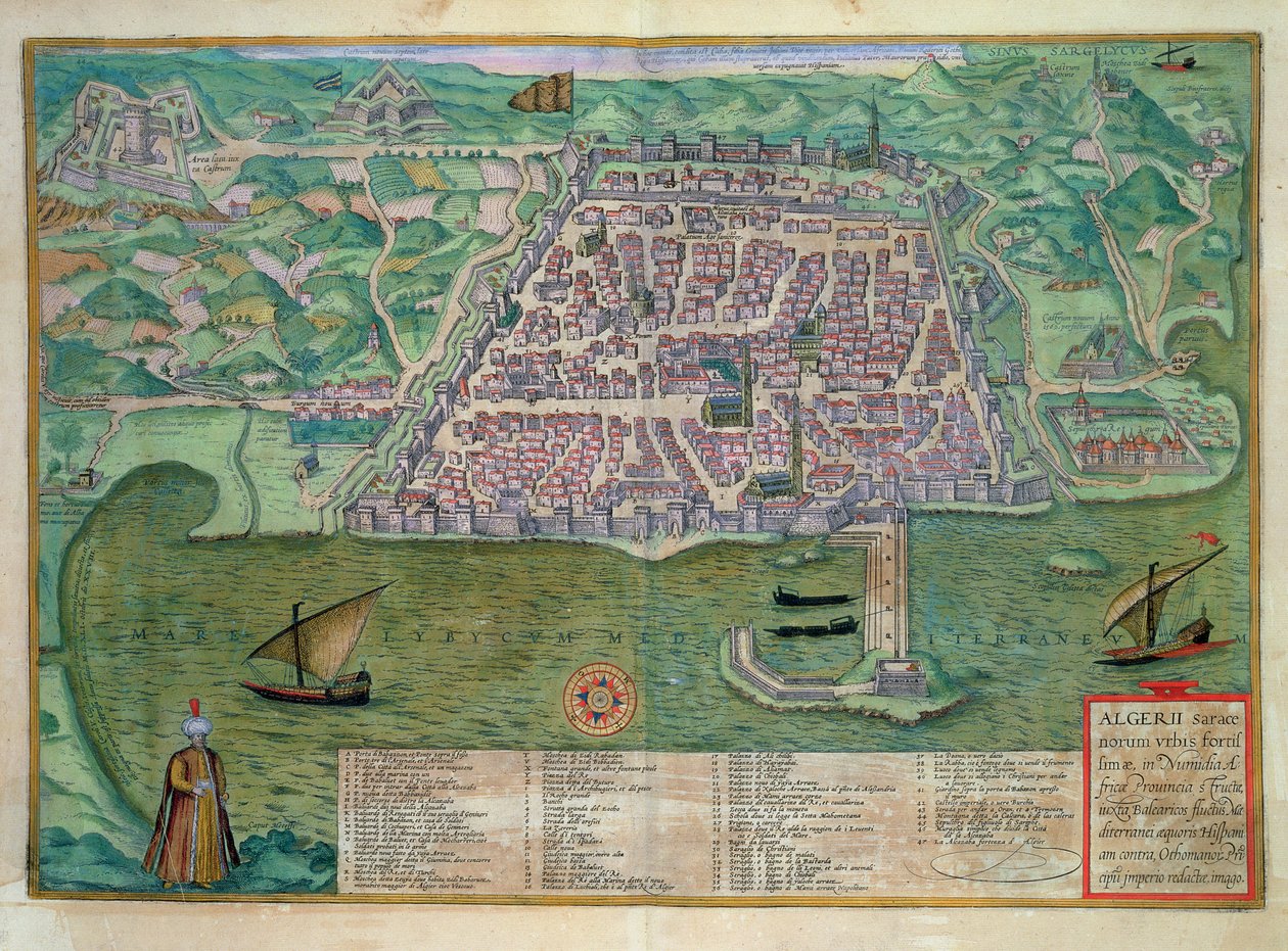 Map of Algiers from 