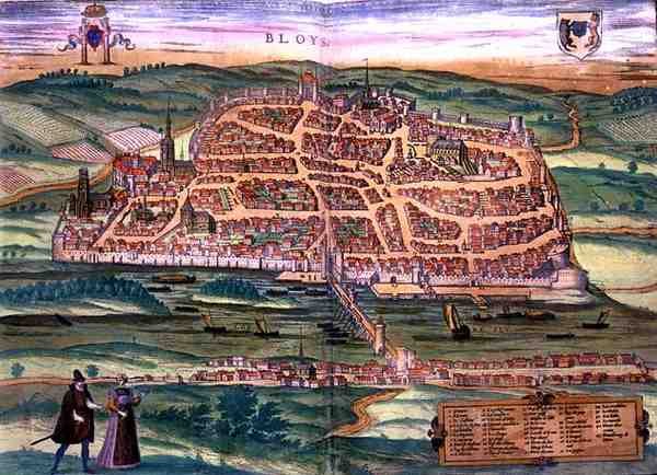 Map of Blois (from 