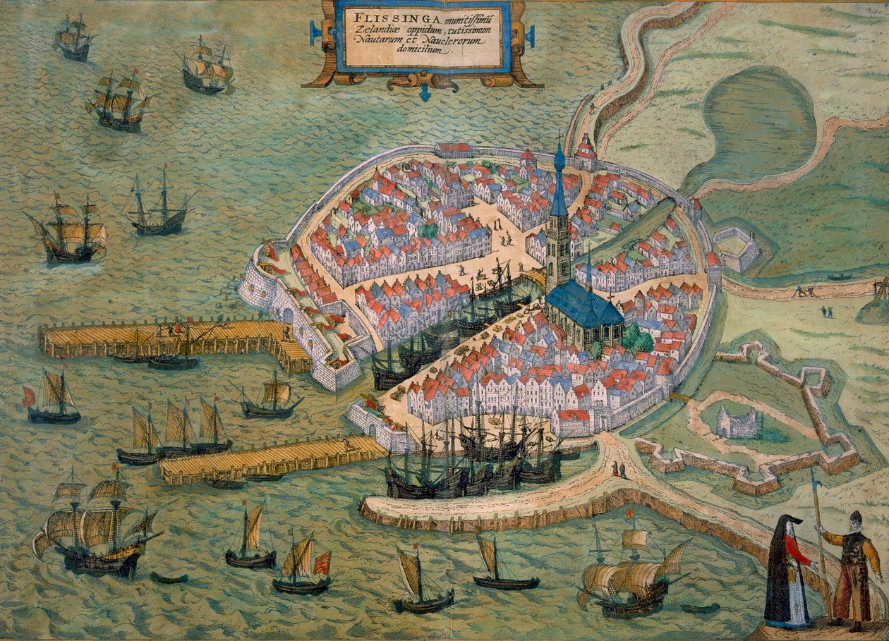 Map of Flissinga, from 