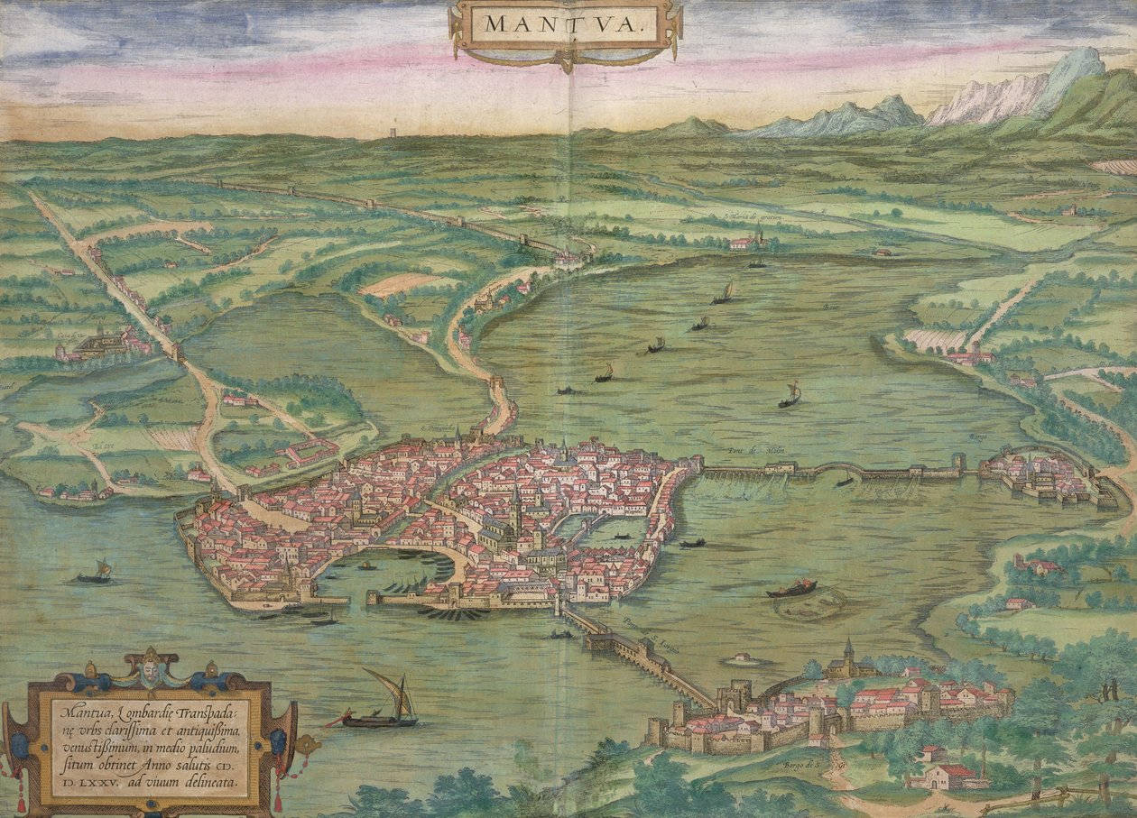 Map of Mantua, from 