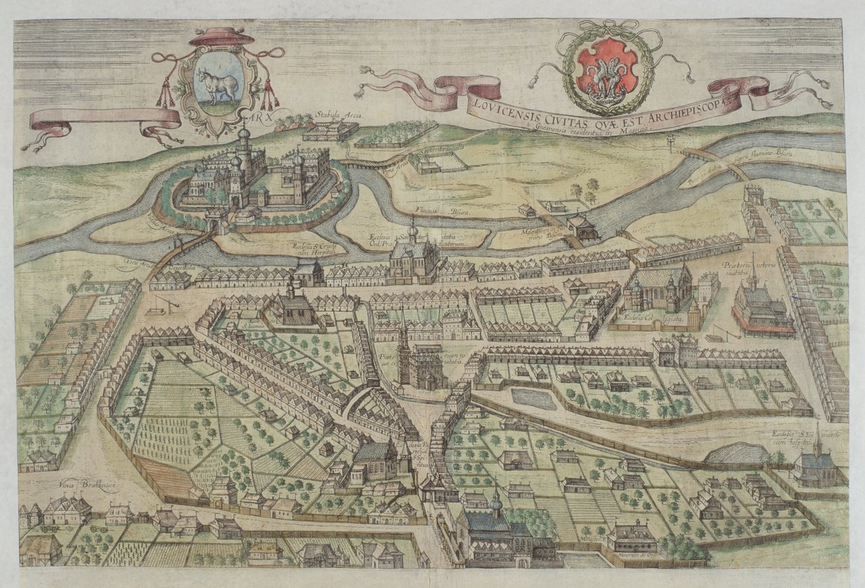View of Lowicz, from 