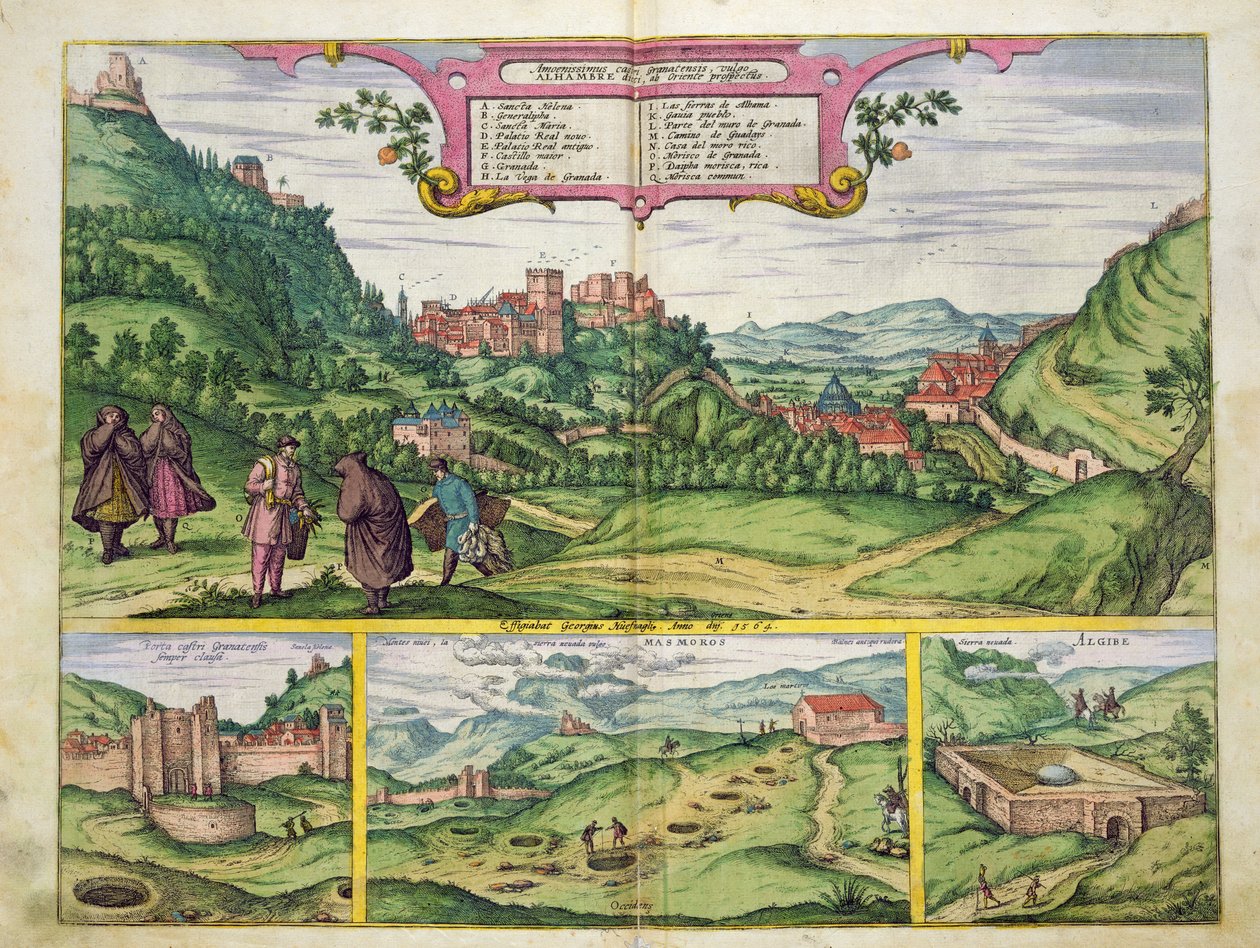 View of the Alhambra, from 