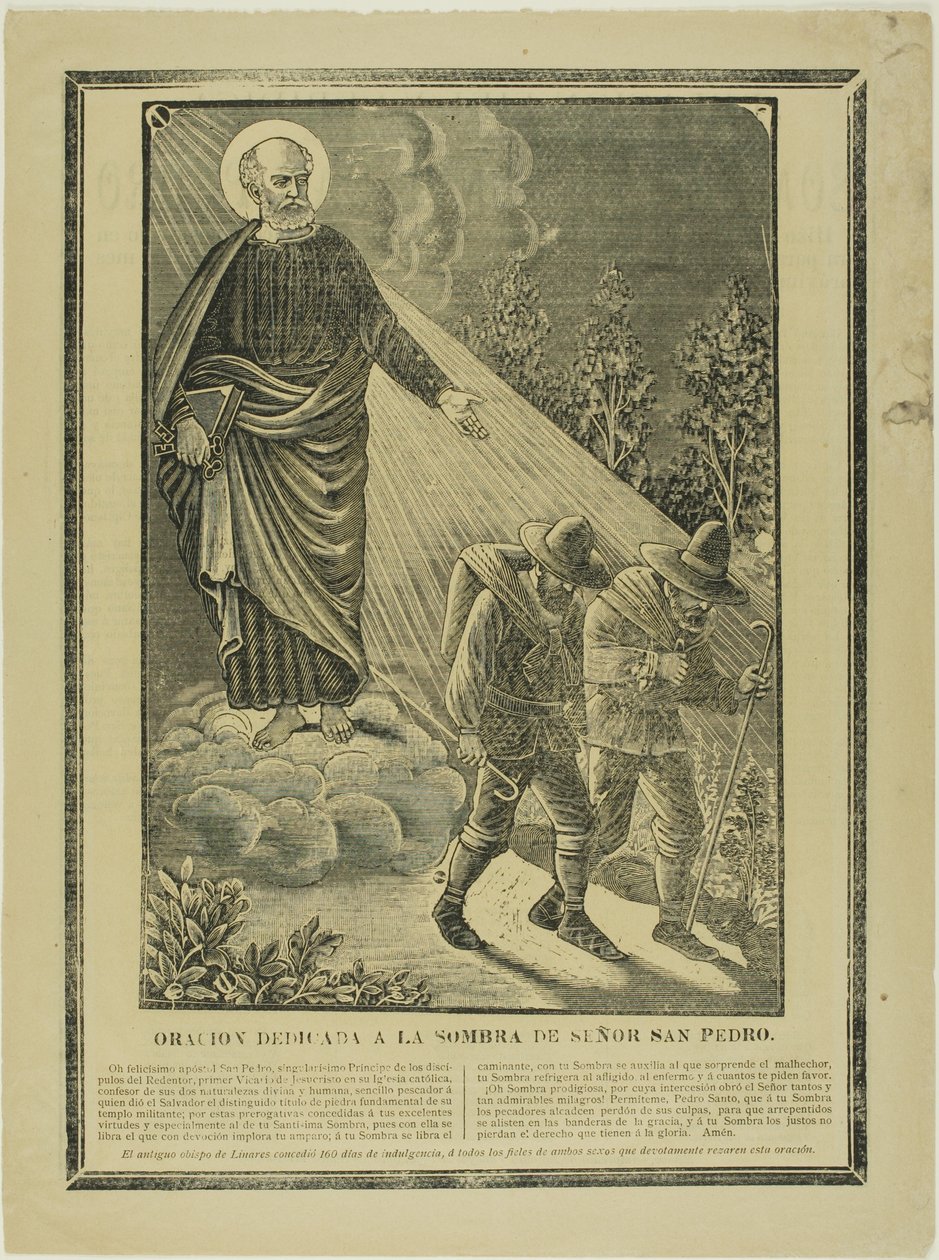 Prayer Dedicated to the Shadow of Saint Peter by José Guadalupe Posada