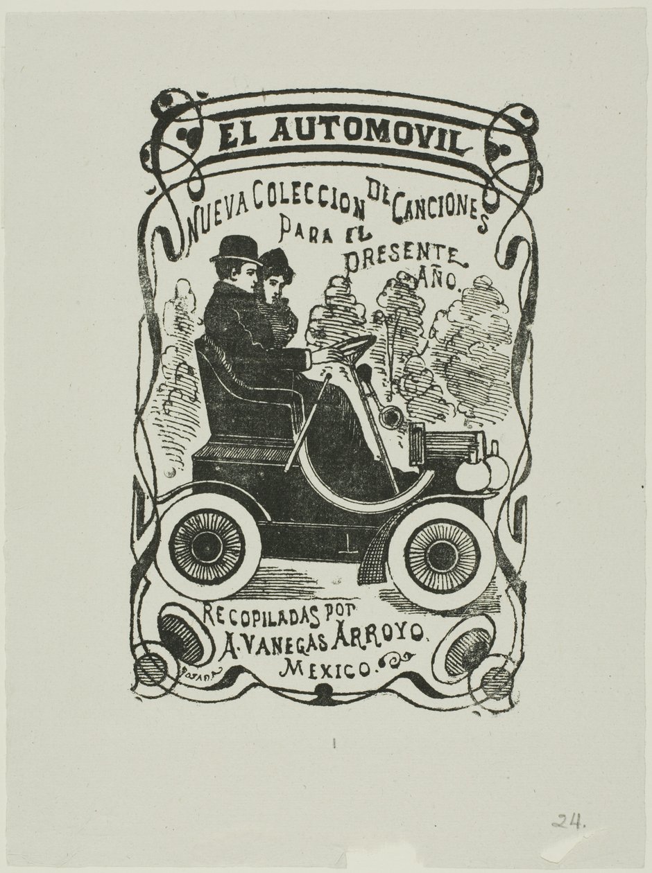 The Automobile by José Guadalupe Posada