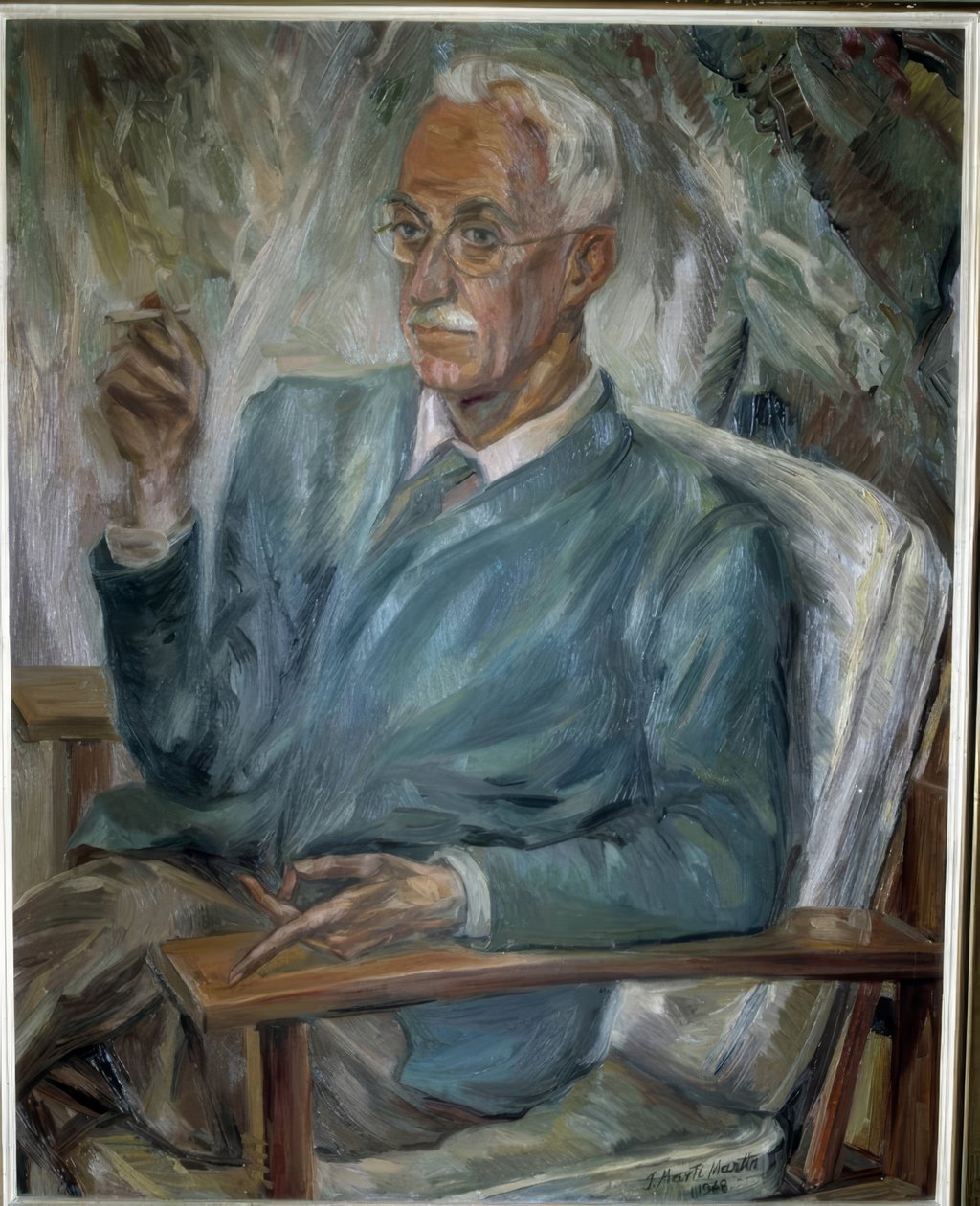 Oil by Jesus Marti by José Moreno Villa