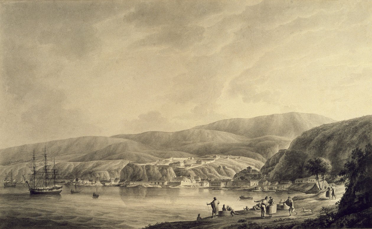 Detail of a drawing by Alejandro Malaspina and Jose del Pozo by José del Pozo