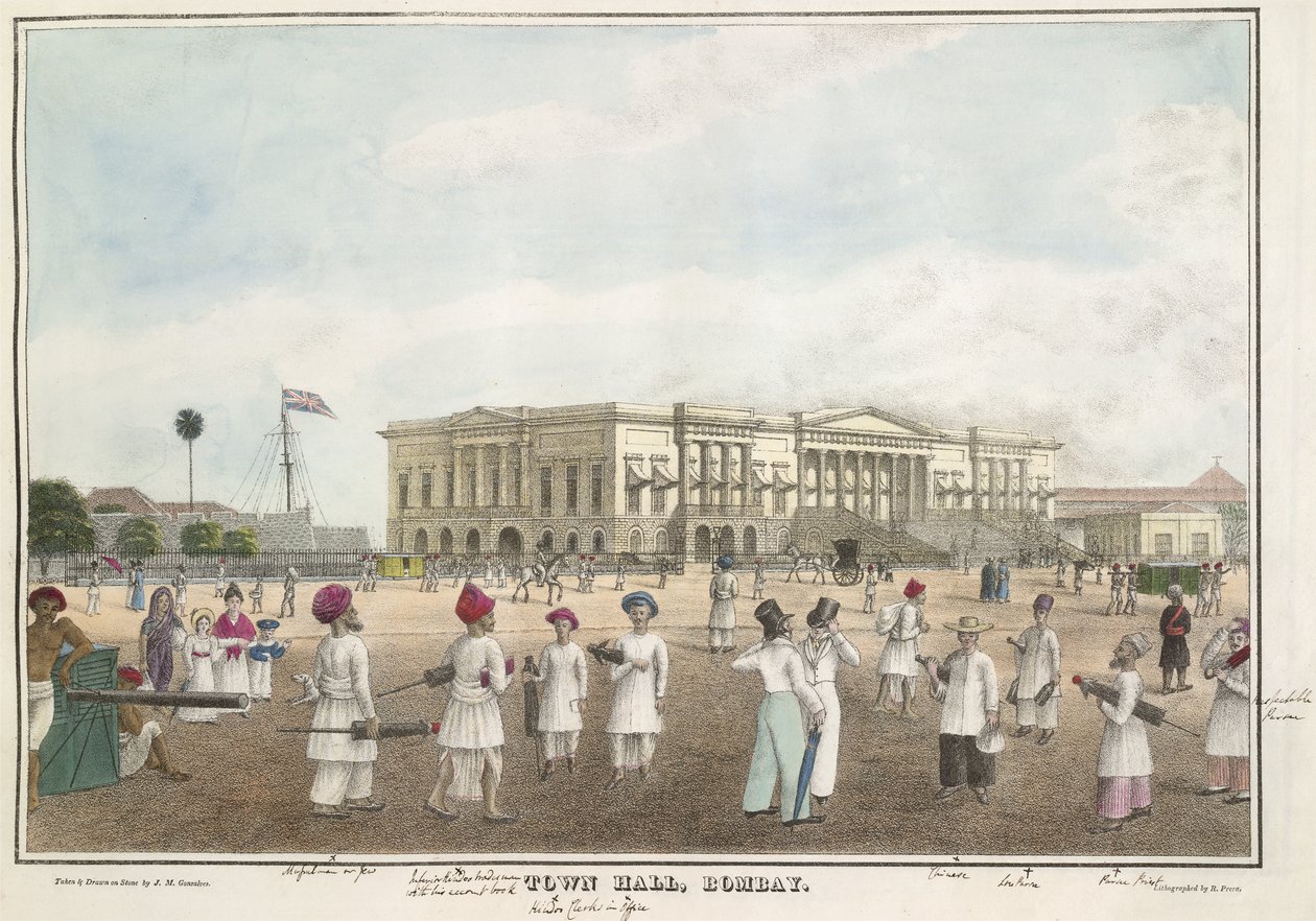 Town Hall, Bombay by Jose M. Gonsalves