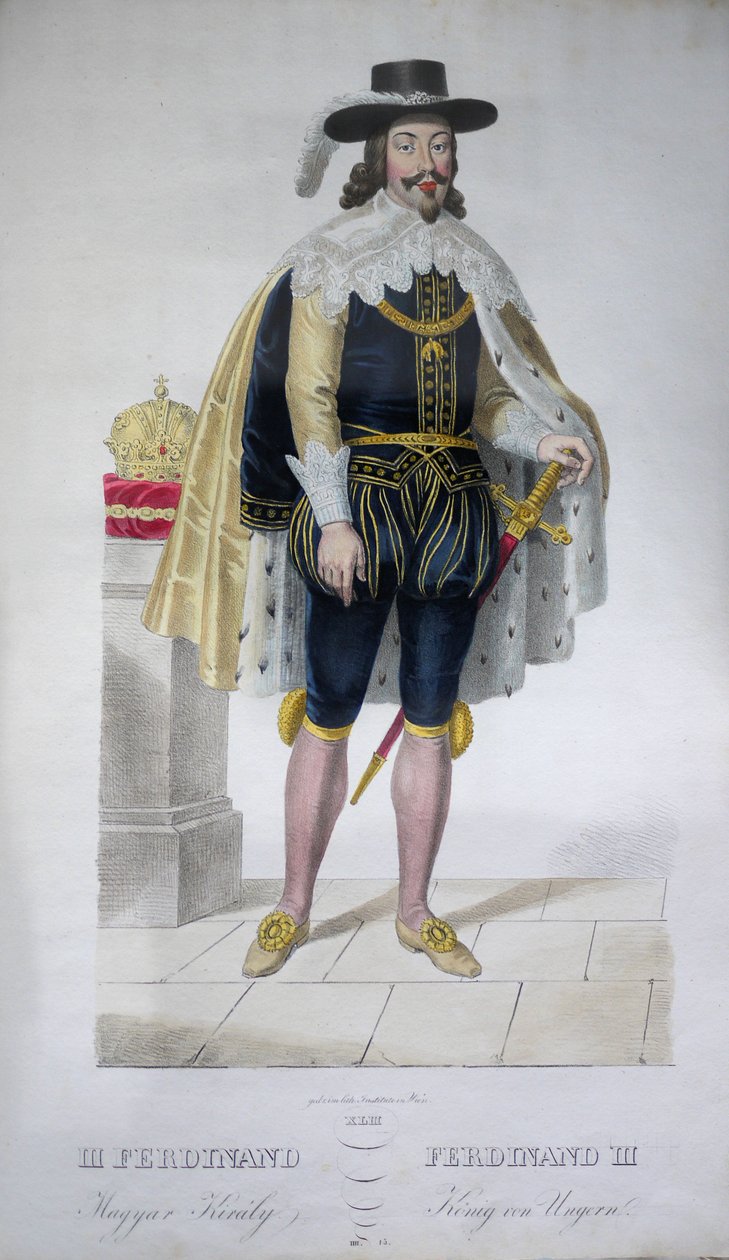 Ferdinand III (1608-1657) by Josef Nikolaus Kriehuber