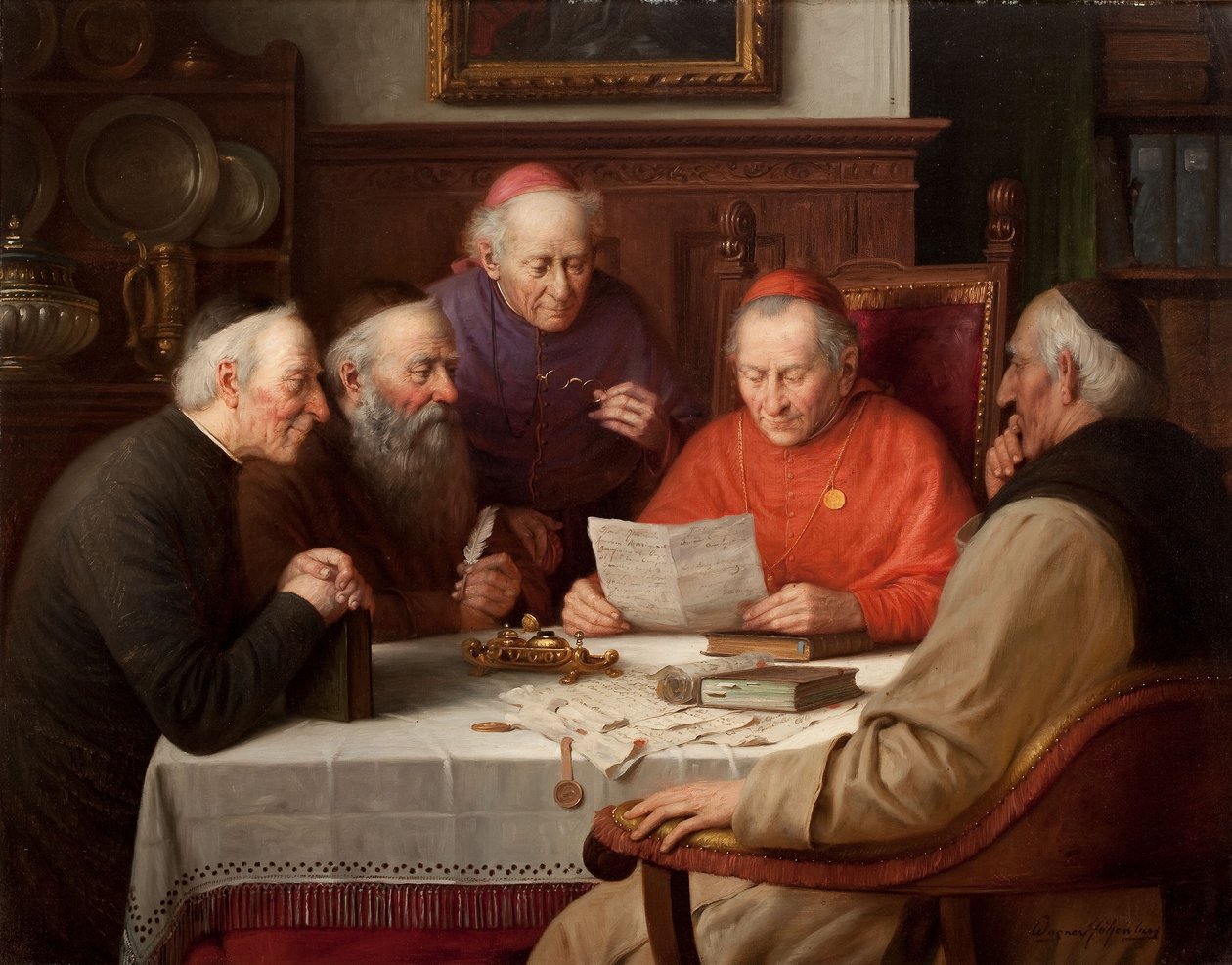 A Meeting of the Cardinals by Josef Wagner-Höhenberg