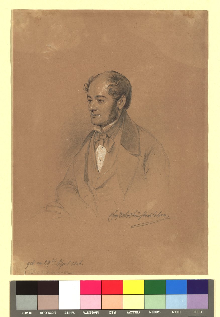 Ernst Freiherr von Feuchtersleben (1806-1849), Doctor by Josef Danhauser