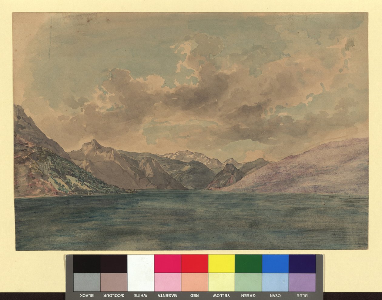 Lake Traun by Josef Kriehuber