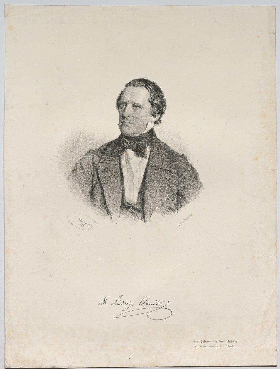Dr. Ludwig Arndt by Josef Kriehuber