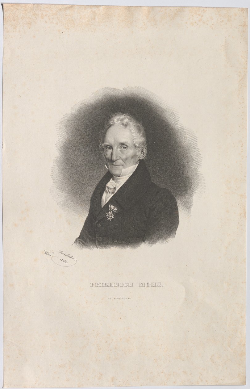 Friedrich Mohs by Josef Kriehuber
