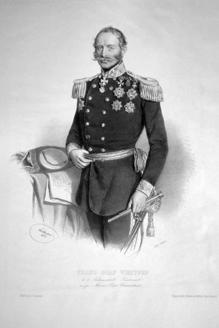 Franz Graf Wimpffen by Josef Kriehuber