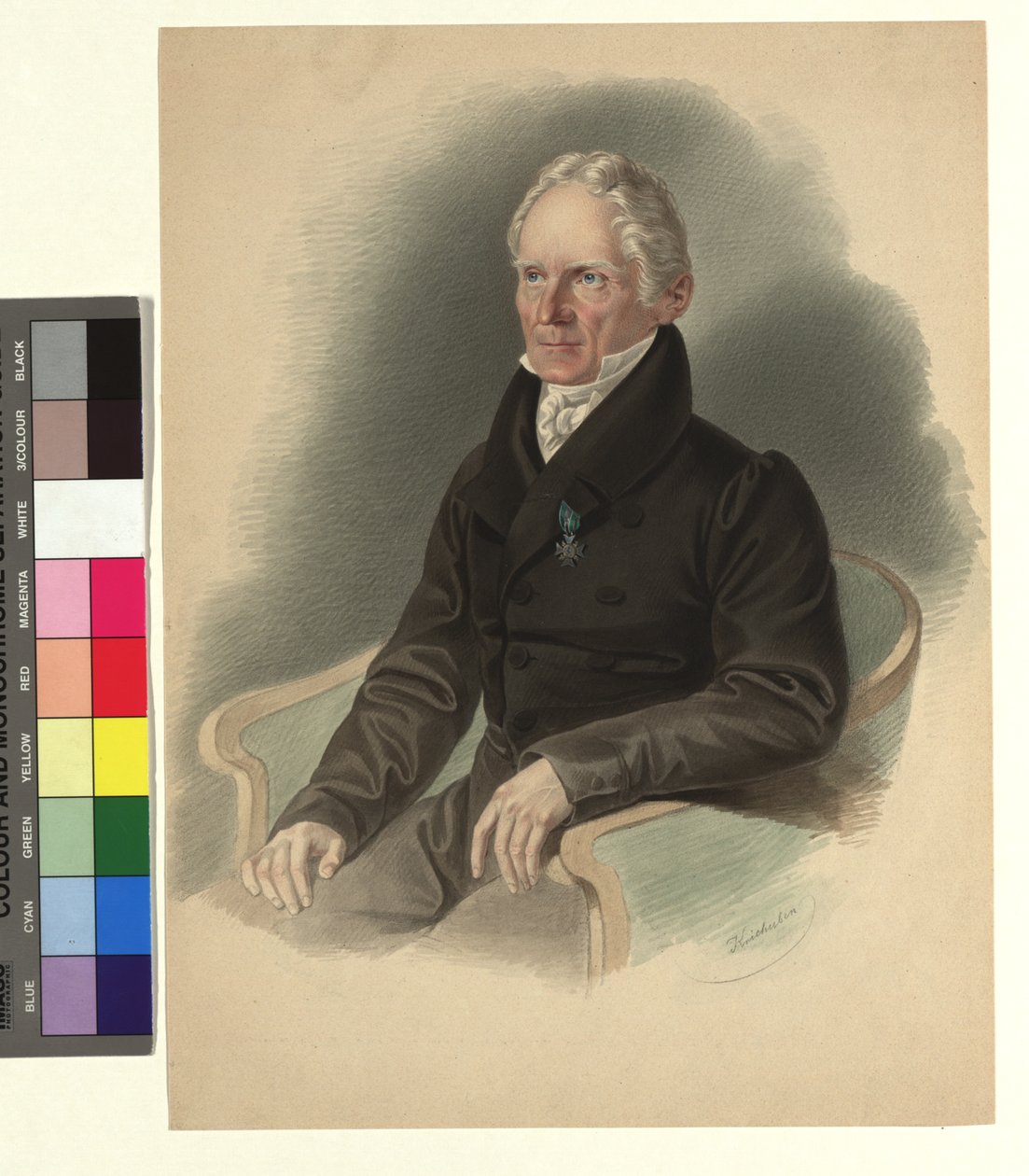 Friedrich Mohs, mineralogist by Josef Kriehuber