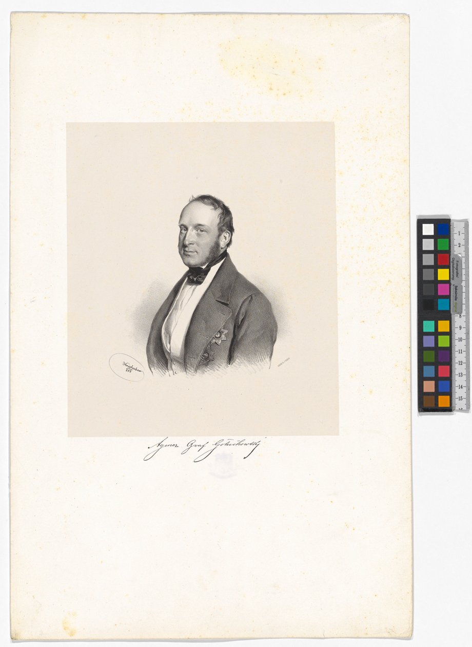 Count Agenor Goluchowski by Josef Kriehuber