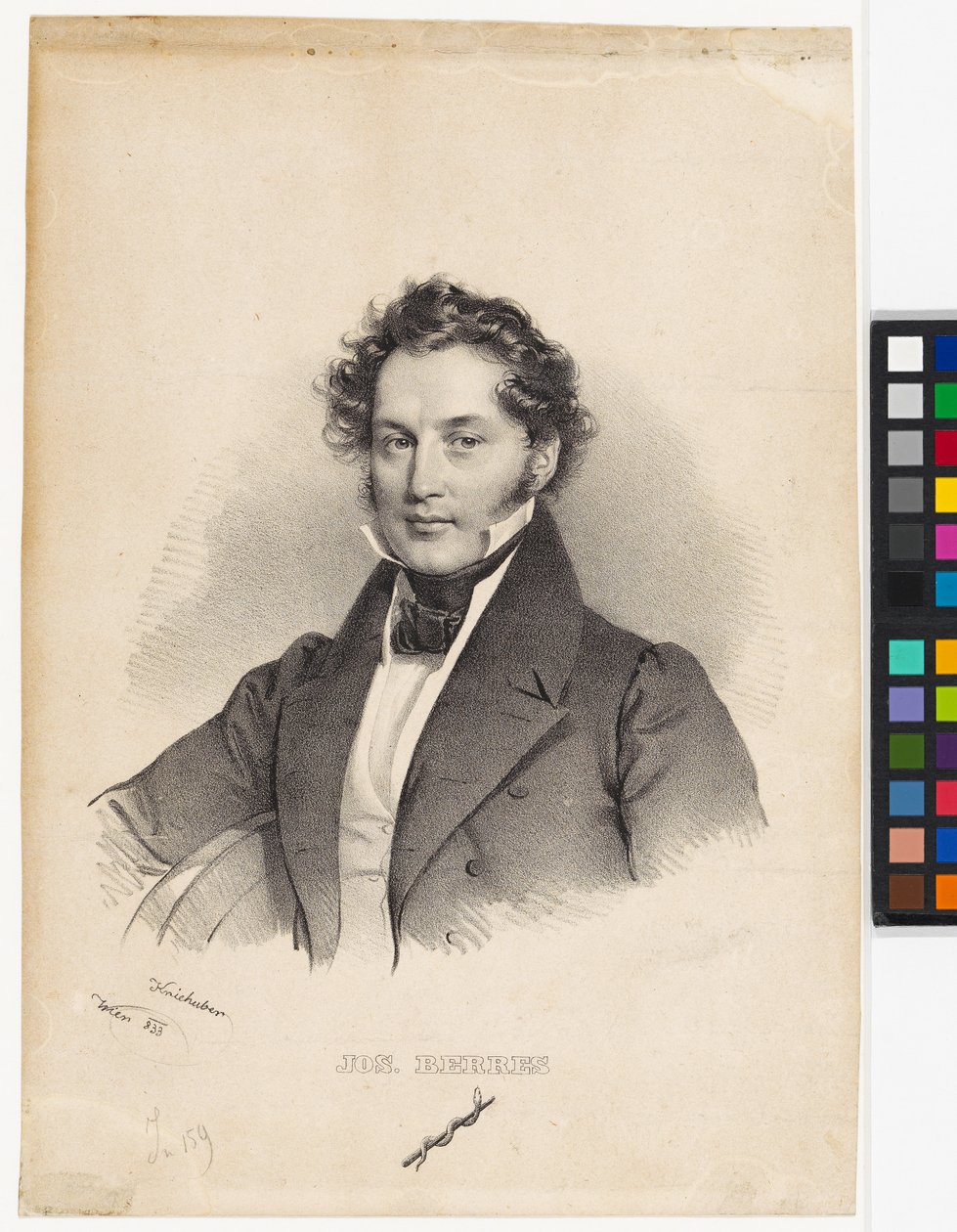 Josef Berres by Josef Kriehuber