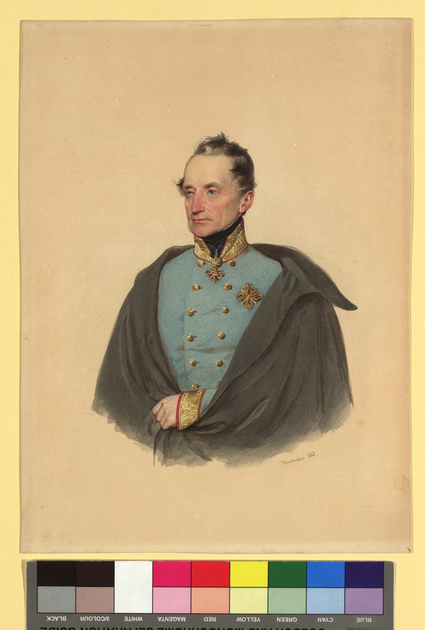 Josef Ritter von Lebzelten (1783-1836) by Josef Kriehuber