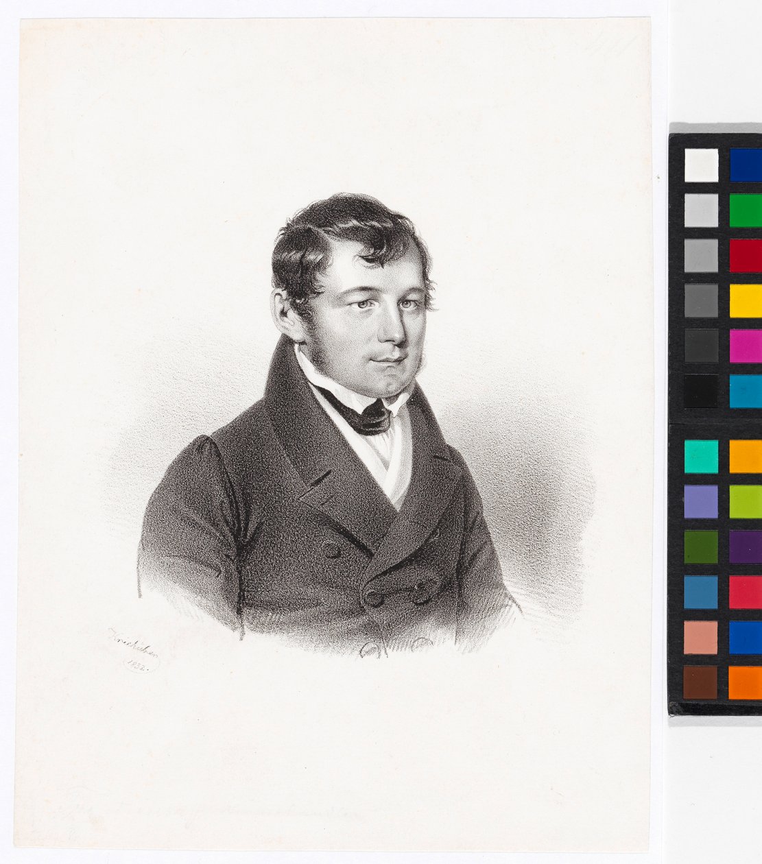 Matthias Trentsensky, Lithograph by Josef Kriehuber