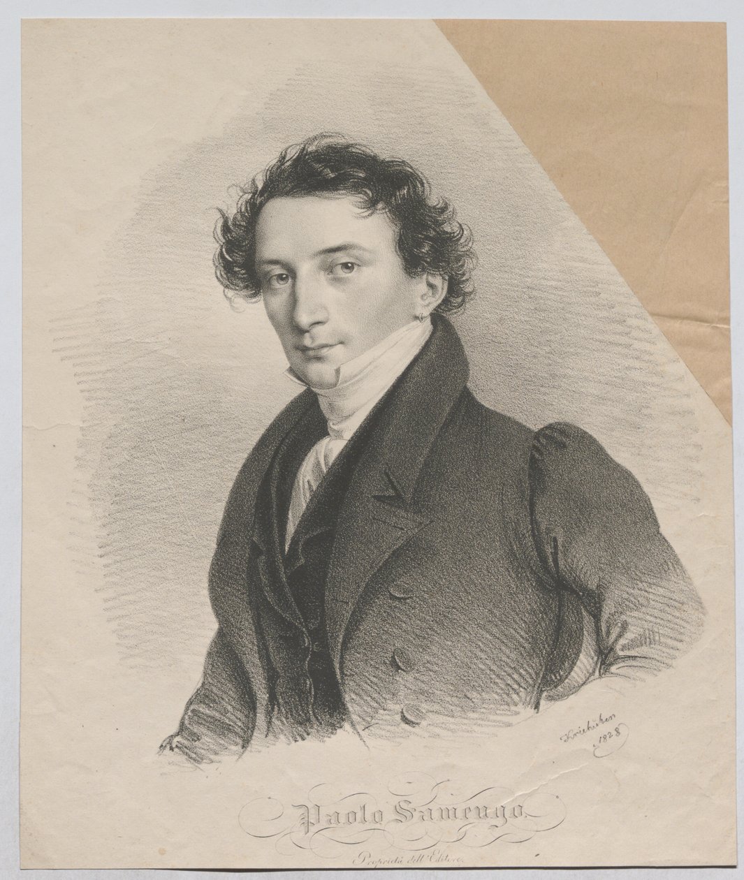 Paolo Samengo by Josef Kriehuber